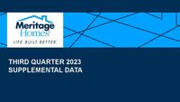 3rd Quarter 2023 Supplemental Data