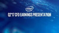 Q2 2017 Intel Corporation Earnings Conference Call