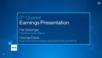 Q3 2021 Intel Corporation Earnings Conference Call