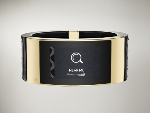 MICA displaying Near Me feature powered by Yelp (Photo: Business Wire)