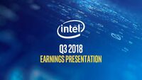 Q3 2018 Intel Corporation Earnings Conference Call