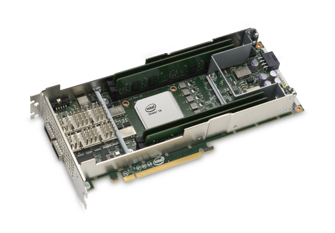 Intel introduced the Intel Programmable Acceleration Card (PAC) with Intel Stratix 10 SX FPGA in September 2018. The card leverages the Acceleration Stack for Intel Xeon CPU with FPGAs, providing data center developers a robust platform to deploy FPGA-based accelerated workloads. (Credit: Intel Corporation)