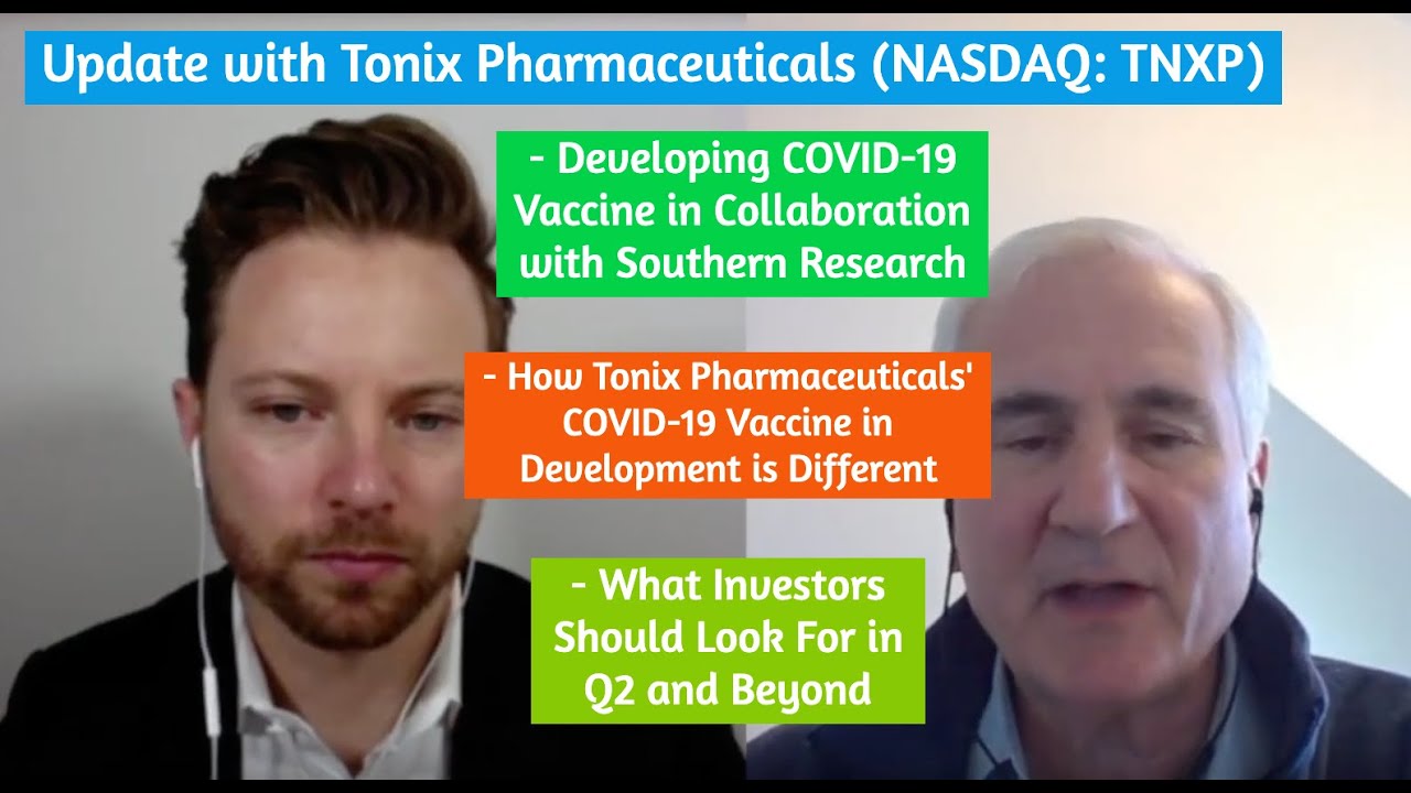 Tonix Pharmaceuticals Discusses Developing COVID-19 Vaccine in Collaboration with Southern Research