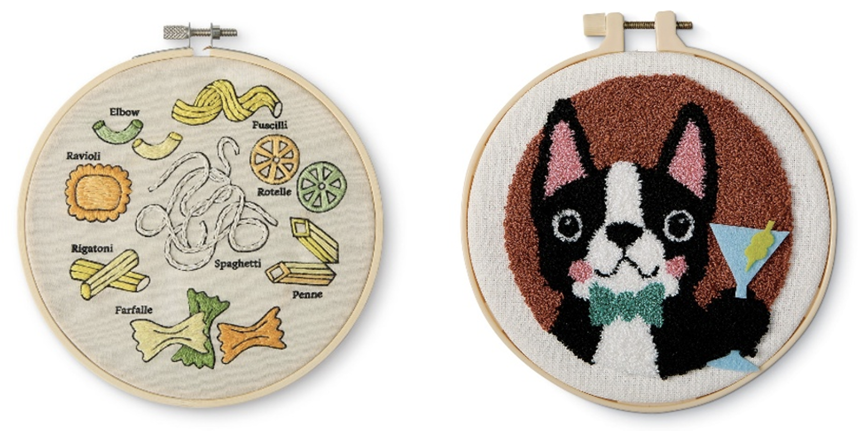 Two needle crafting kits