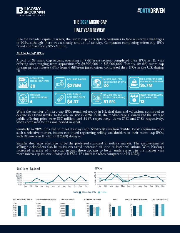 Micro-Cap IPO Half Year