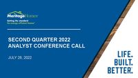2nd Quarter 2022 Conference Call - Slides