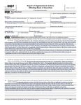 Form 8937 - Report of Organizational Actions Affecting Basis​ of Securities