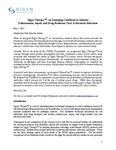 Sigyn TherapyTM, an Emerging Candidate to Address Endotoxemia, Sepsis, and Drug-Resistant Viral & Bacterial Infections