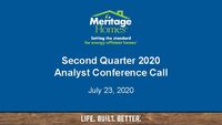 2nd Quarter 2020 Conference Call - Slides
