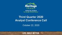 3rd Quarter 2020 Conference Call - slides