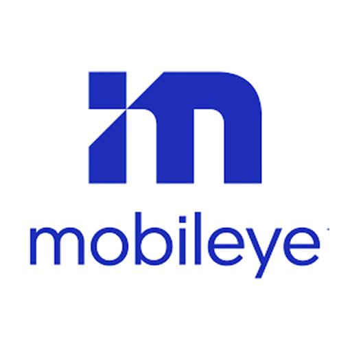 Typographic logo for Mobileye.