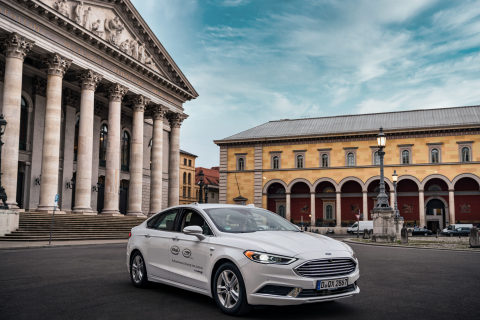 In July 2020, Mobileye announced that Germany’s independent technical service provider, TÜV Süd, had awarded it an automated vehicle testing permit. It allows the company to drive its test vehicles in real-world traffic on all German roads at speeds up to 130 kilometers per hour. (Credit: Mobileye)