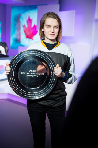 Sasha “Scarlett” Hostyn wins Intel Extreme Masters PyeongChang esports competition on Wednesday, Feb. 7, 2018, in PyeongChang, South Korea. The event takes place ahead of the Olympic Winter Games 2018. (Credit: Intel/ESL)