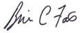 Brian C Faith signature