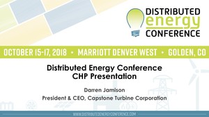 Capstone Turbine Corporation Investor Presentation