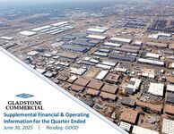 Gladstone Commercial Financial Supplement as of June 30, 2025