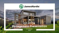 Q1 FY24 Management Presentation