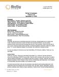 PURE EP Update Telebriefing Transcript
