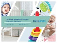 23rd Annual BURKENROAD REPORTS Investment Conference Presentation