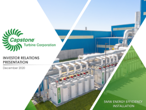 Capstone Turbine Corporation Investor Presentation