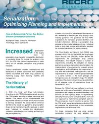 Serialization: Optimizing, Planning and Implementation Serialization: Optimizing, Planning and Implementation