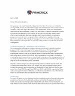 Letter to Stockholders