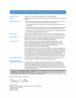 Notice of 2024 Annual Meeting of Stockholders