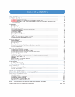 Table of Contents