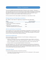 Proxy Summary