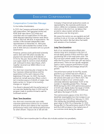 Compensation Committee Message