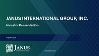 Investor Presentation - August 2026