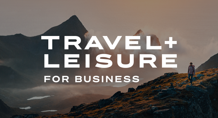 Logo for Travel+Leisure For Business.