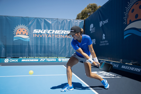 Elite pickleball athlete Catherine Parenteau in Skechers Viper Court Pro—the latest style from the Official Footwear Sponsor of the Carvana PPA Tour. (Photo: Business Wire)