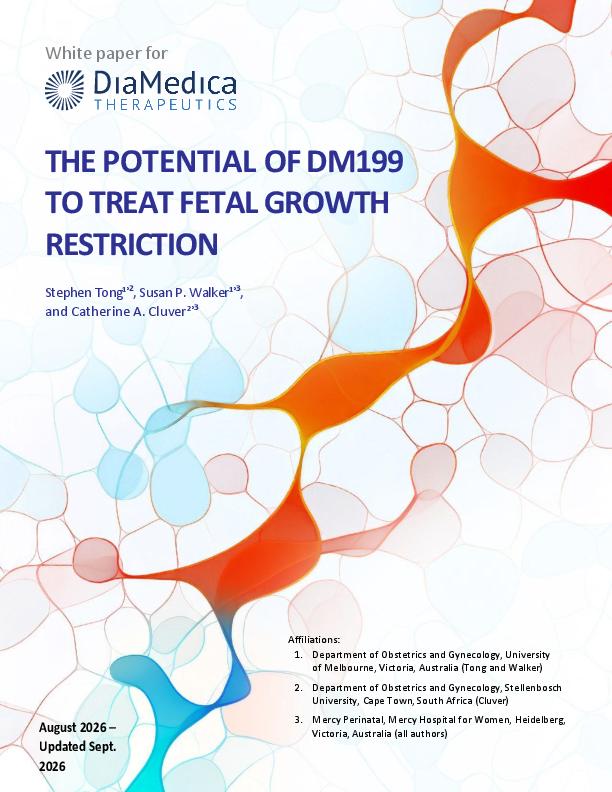 White Paper: The Potential of DM199 to Treat Fetal Growth Restriction