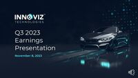 Q3 2023 Earnings Call Presentation