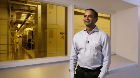 Sanjay Natarajan, senior vice president in Technology Development at Intel Corporation, speaks during a virtual presentation as part of the 
