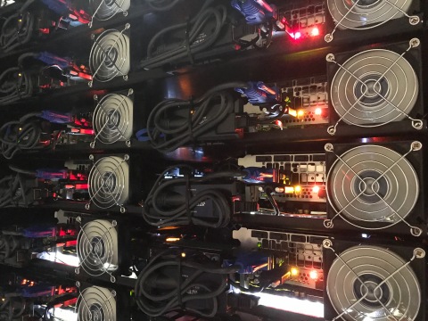 The machine room at Intel Studios houses Intel-powered servers and is the central compute location for rendering, storage content management and network operations. Intel Studios features 10 petabytes of onsite storage. (Credit: Intel Corporation)