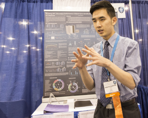 ADDING MULTIMEDIA 18-Year-Old Microbiologist Develops Fuel Cells that Convert Organic Waste into Electricity