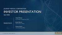 Journey Medical Corporate Presentation