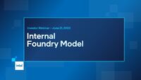 Internal Foundry Model Investor Webinar