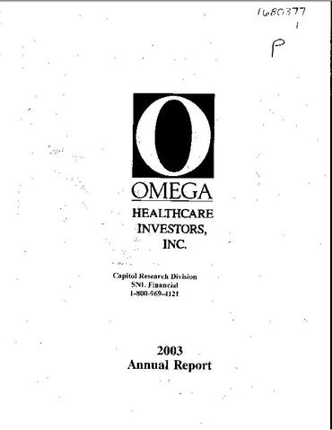 2003 Annual Report