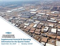 Gladstone Commercial Financial Supplement as of September 30, 2024