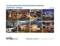 dbAccess 2013 Global Industrials and Basic Materials Conference - Slides