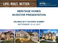 Zelman 2017 Housing Summit