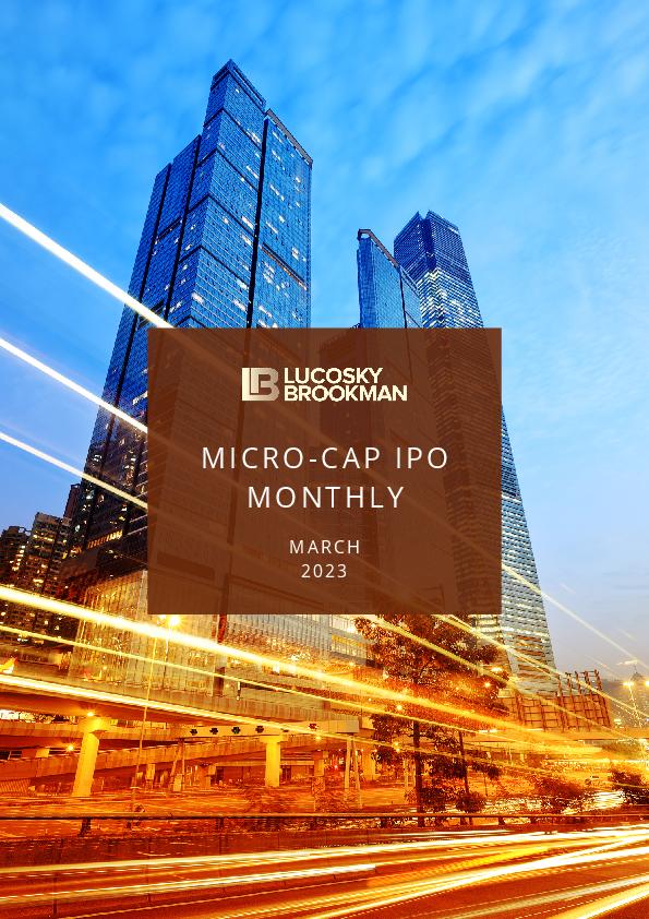 Micro-Cap IPO Monthly
