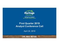 1st Quarter 2019 Conference Call - Slides