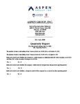 OTC Markets Q1 Fiscal 2026 Quarterly Report