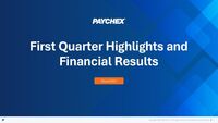 First Quarter 2027 Investor Presentation