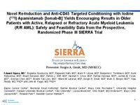 2019 TCT Late Breaking Oral Presentation of Phase 3 SIERRA Trial of Iomab-B