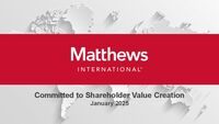 Committed to Shareholder Value Creation